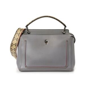 FENDI Multicolored Grano Satchel Bag